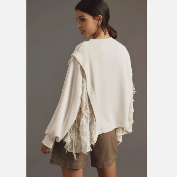 Brand New By Anthropologie Twofer Sweatshirt - Picture 2 of 10